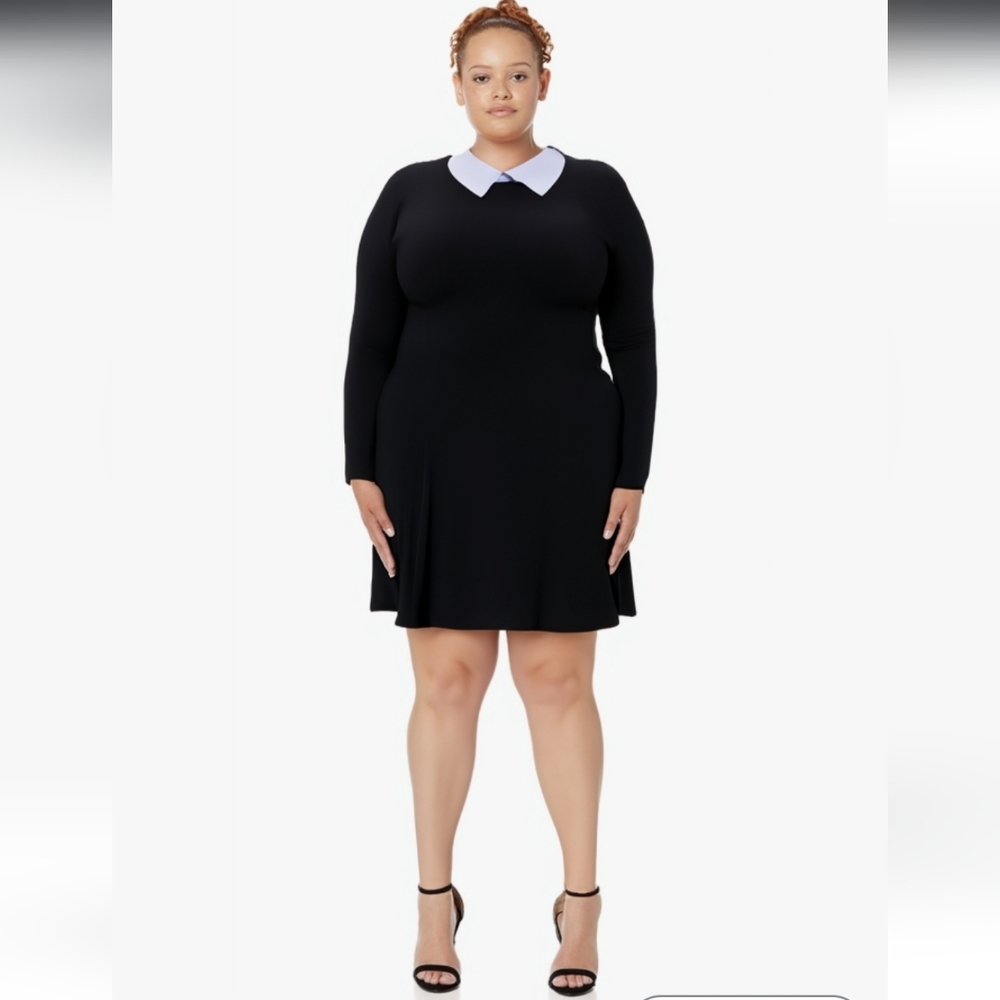 NWT Black Long Sleeved Dress XXL